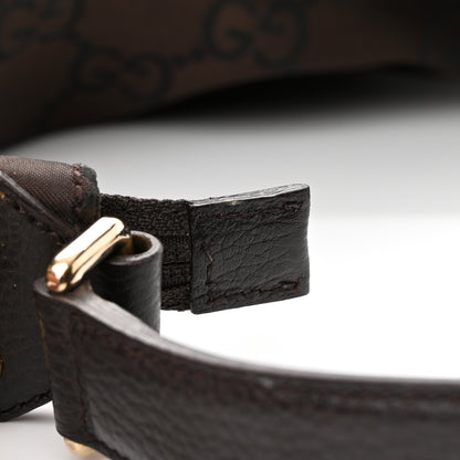 Gucci Canvas GG Reins Hobo Brown Black 15 of 15