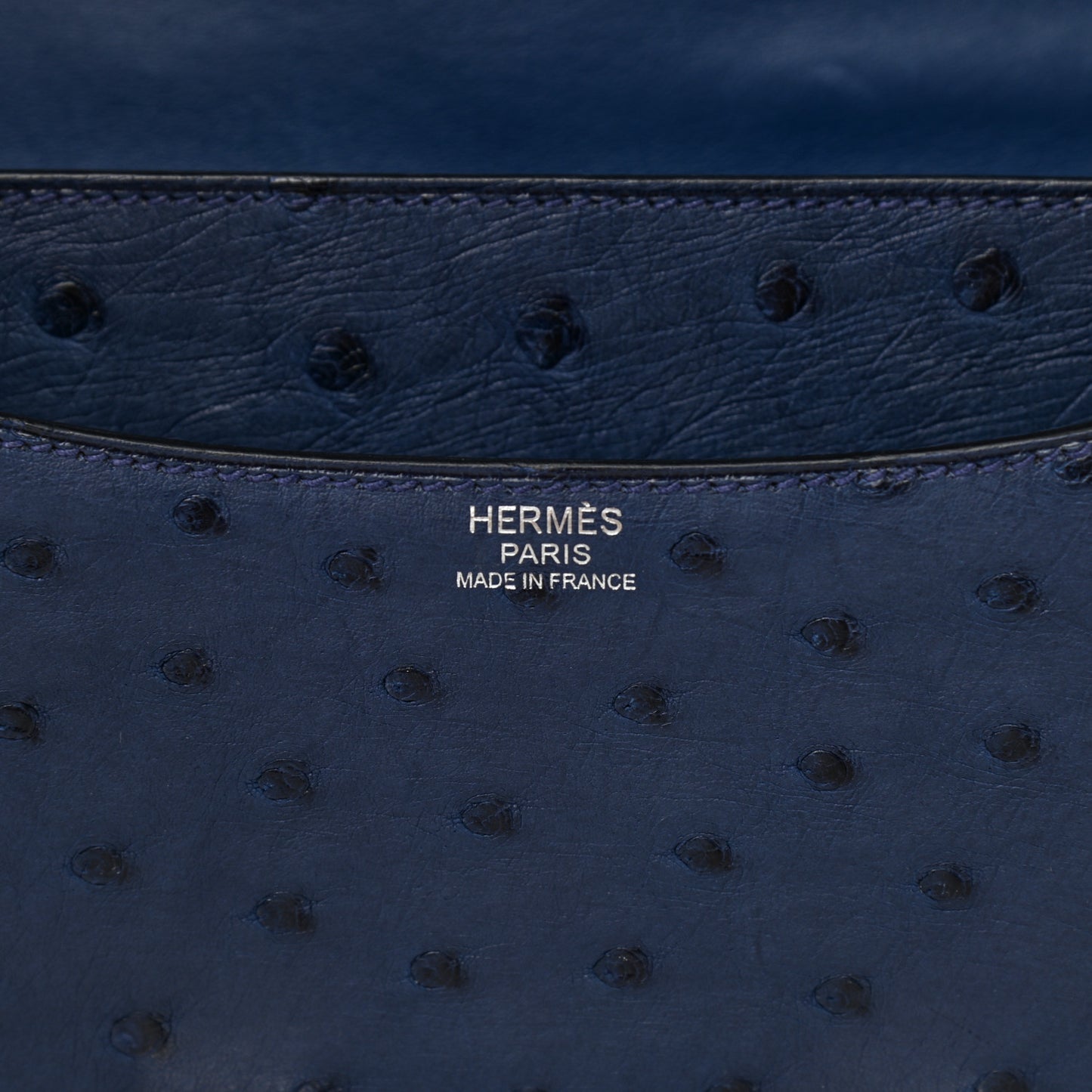 Ostrich Constance 24 Bleu De Malte