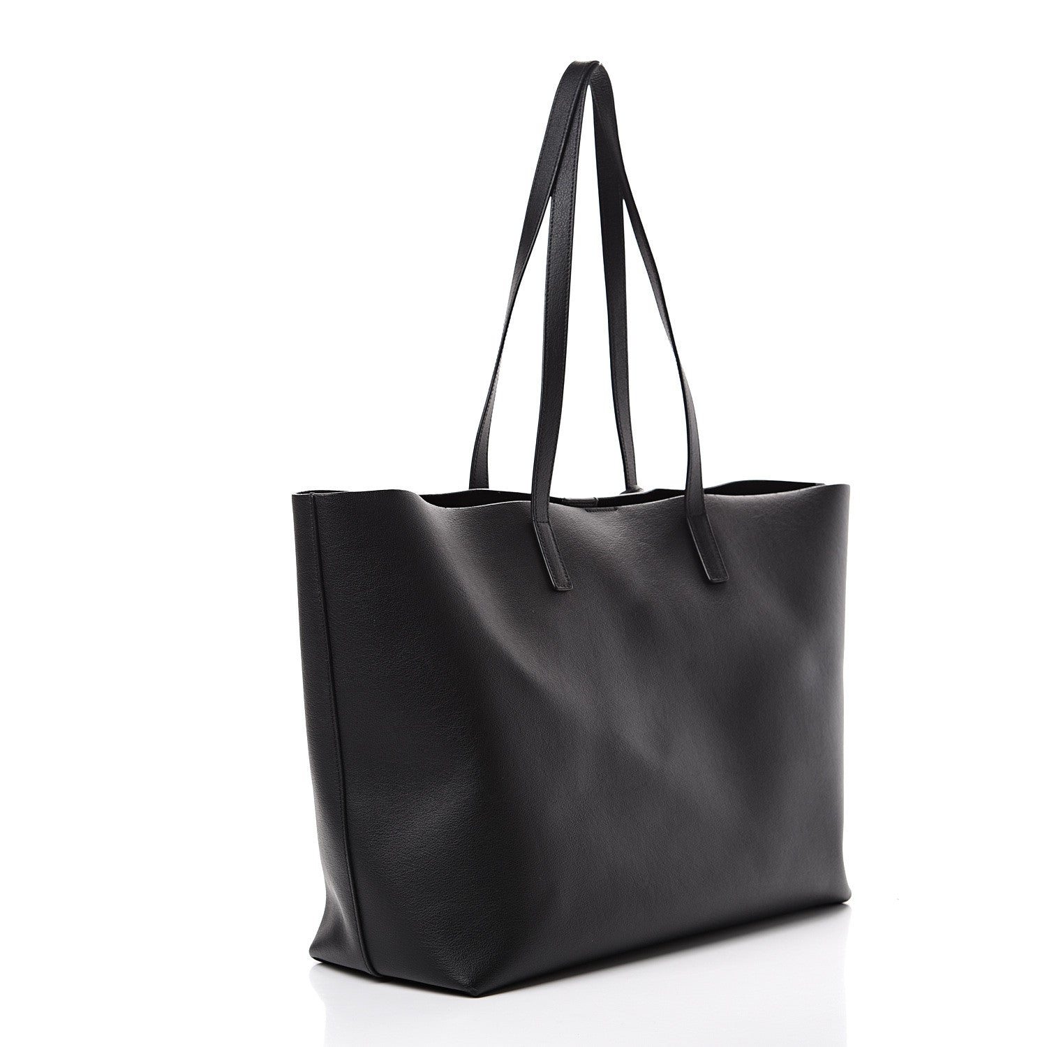 Saint Laurent Calfskin Large Shopping Tote Black 3 of 13