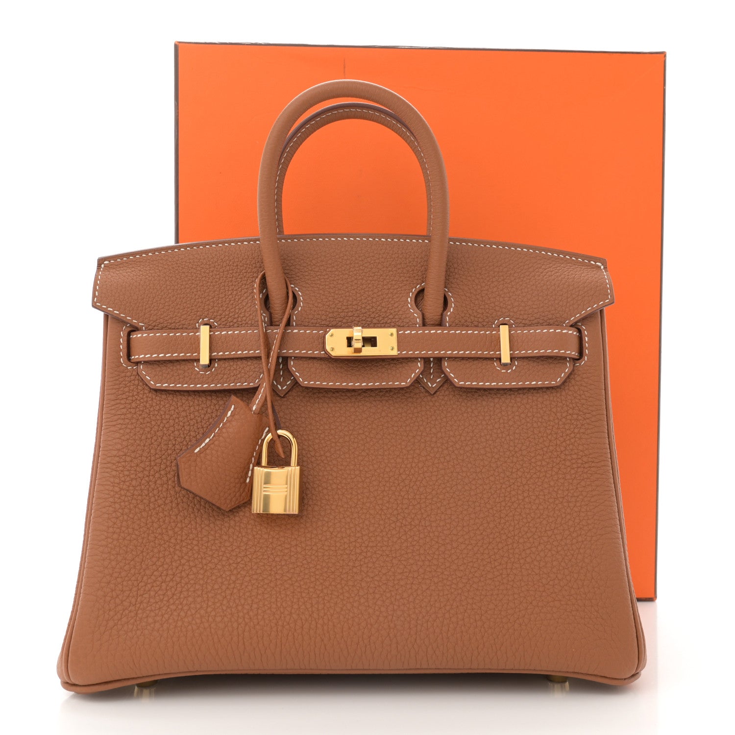 Hermes Togo Birkin 25 Gold 10 of 10