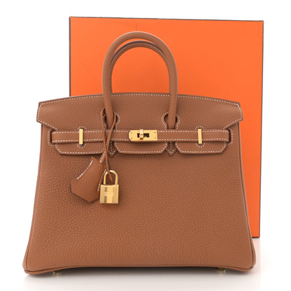 Hermes Togo Birkin 25 Gold 10 of 10