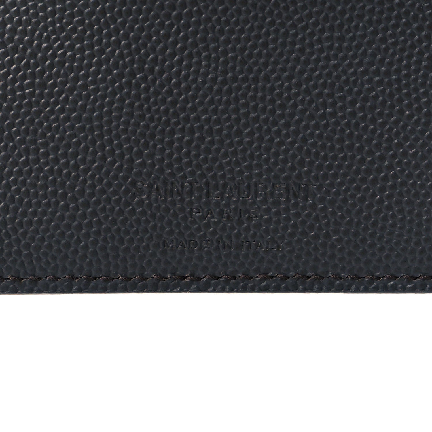 Saint Laurent Grain De Poudre Paris East West Wallet Grey 6 of 7