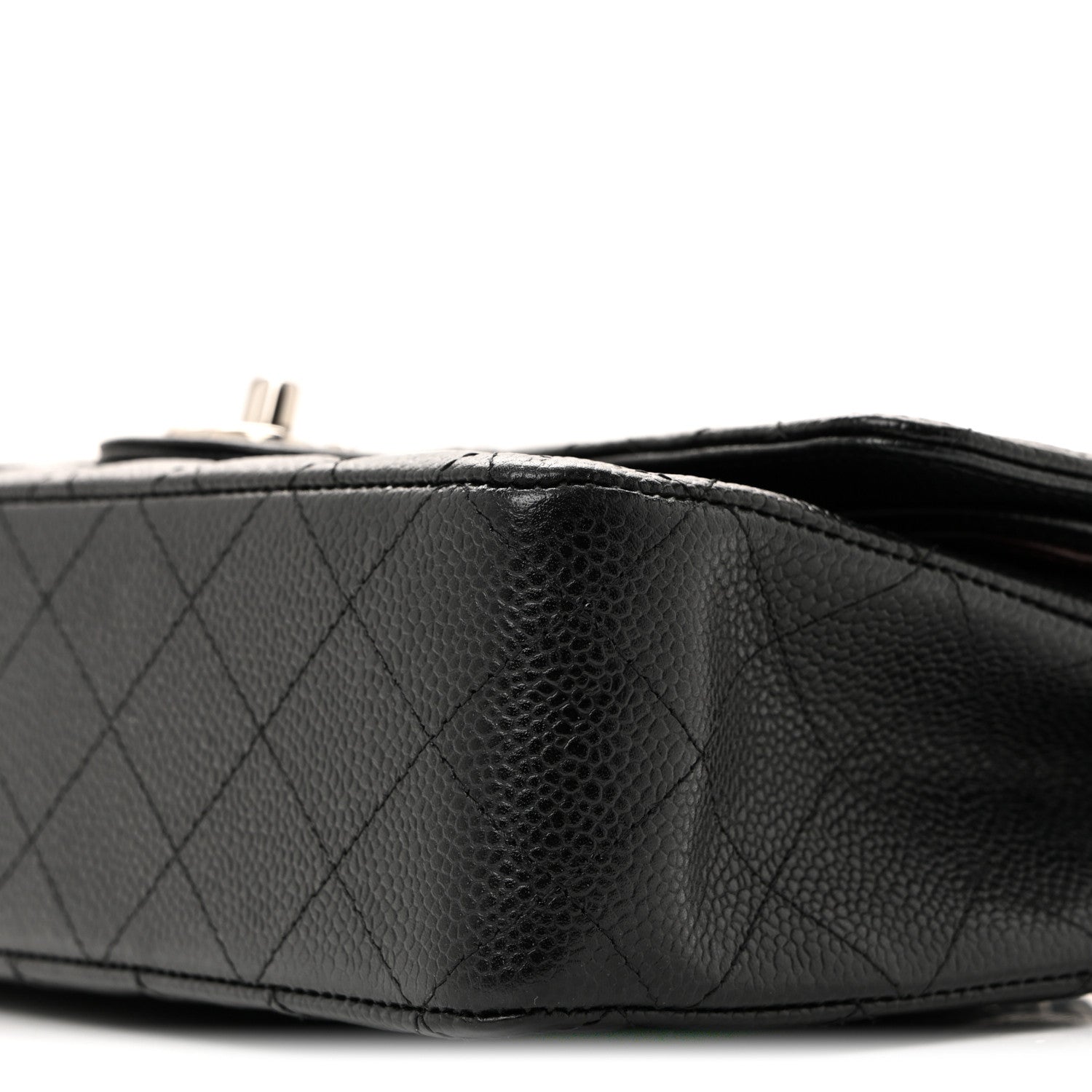 Chanel Caviar Quilted Medium Double Flap Black 10 of 11