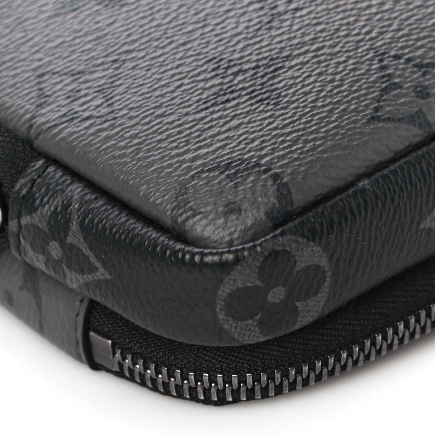 Louis Vuitton Monogram Eclipse Reverse Double Phone Pouch 9 of 10