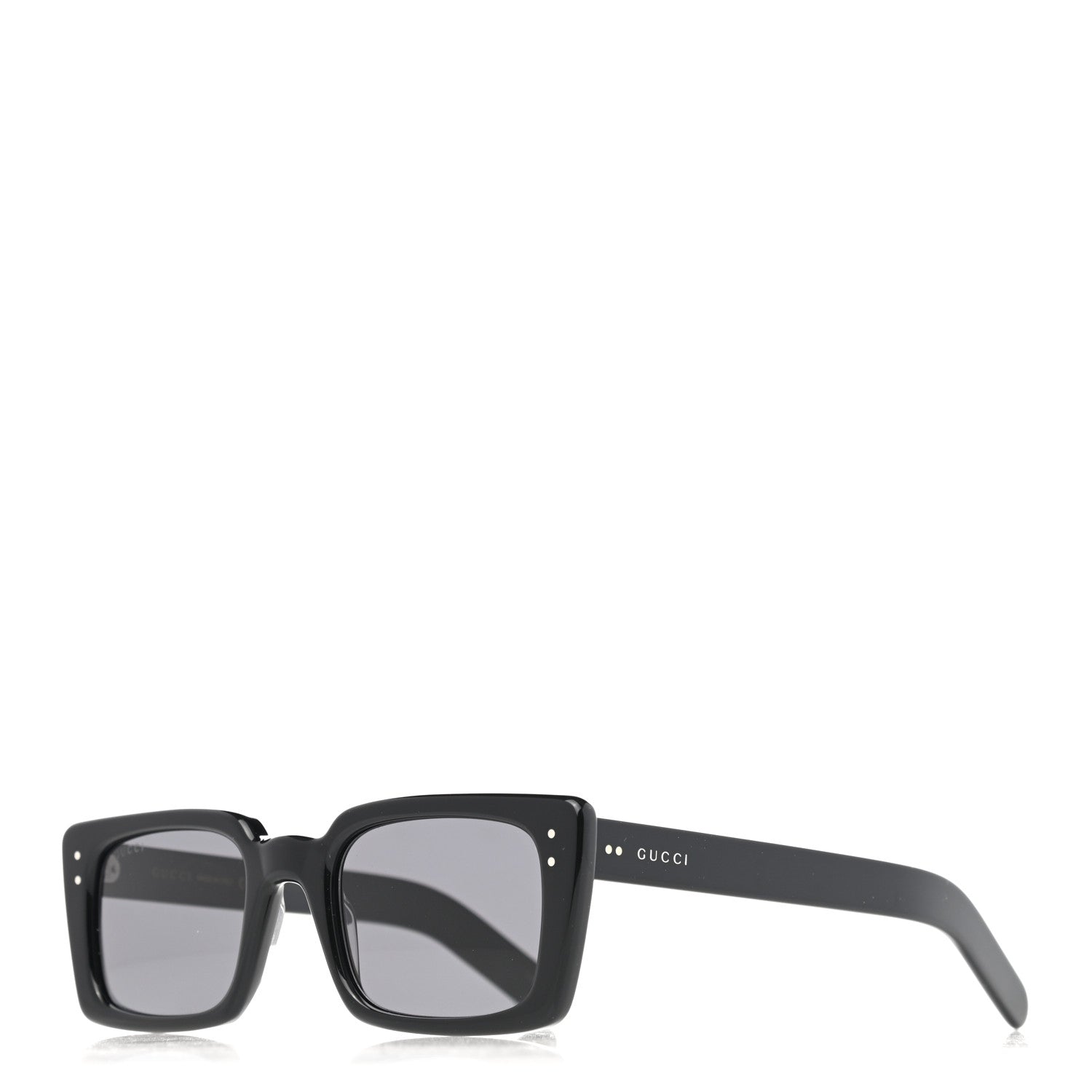 Gucci Acetate Rectangular Frame Sunglasses GG0539S Black 1 of 8