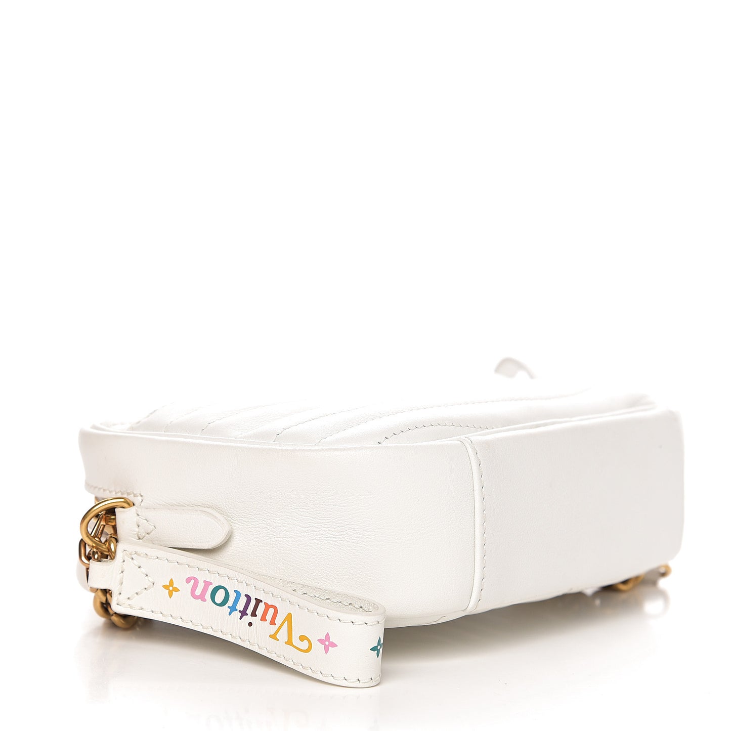 Calfskin New Wave Camera Bag White