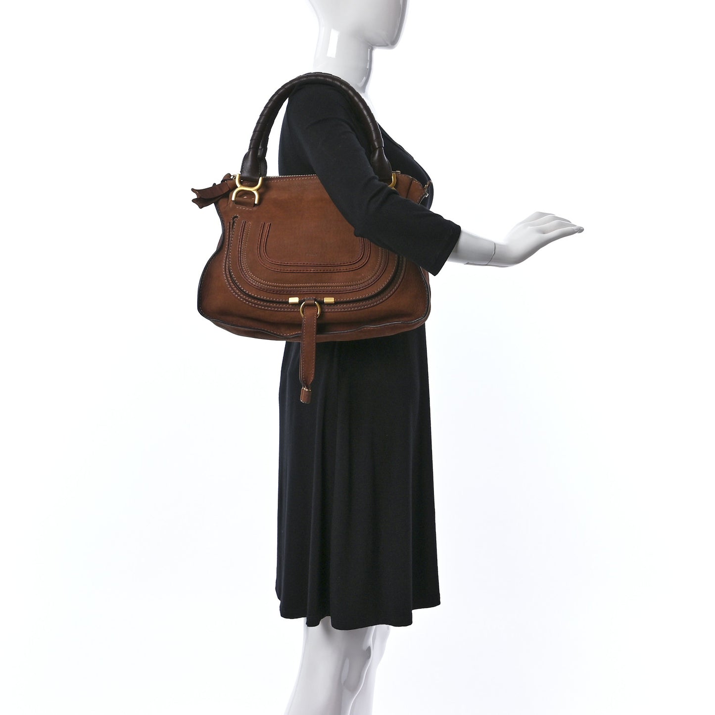 Nubuck Medium Marcie Satchel Oak