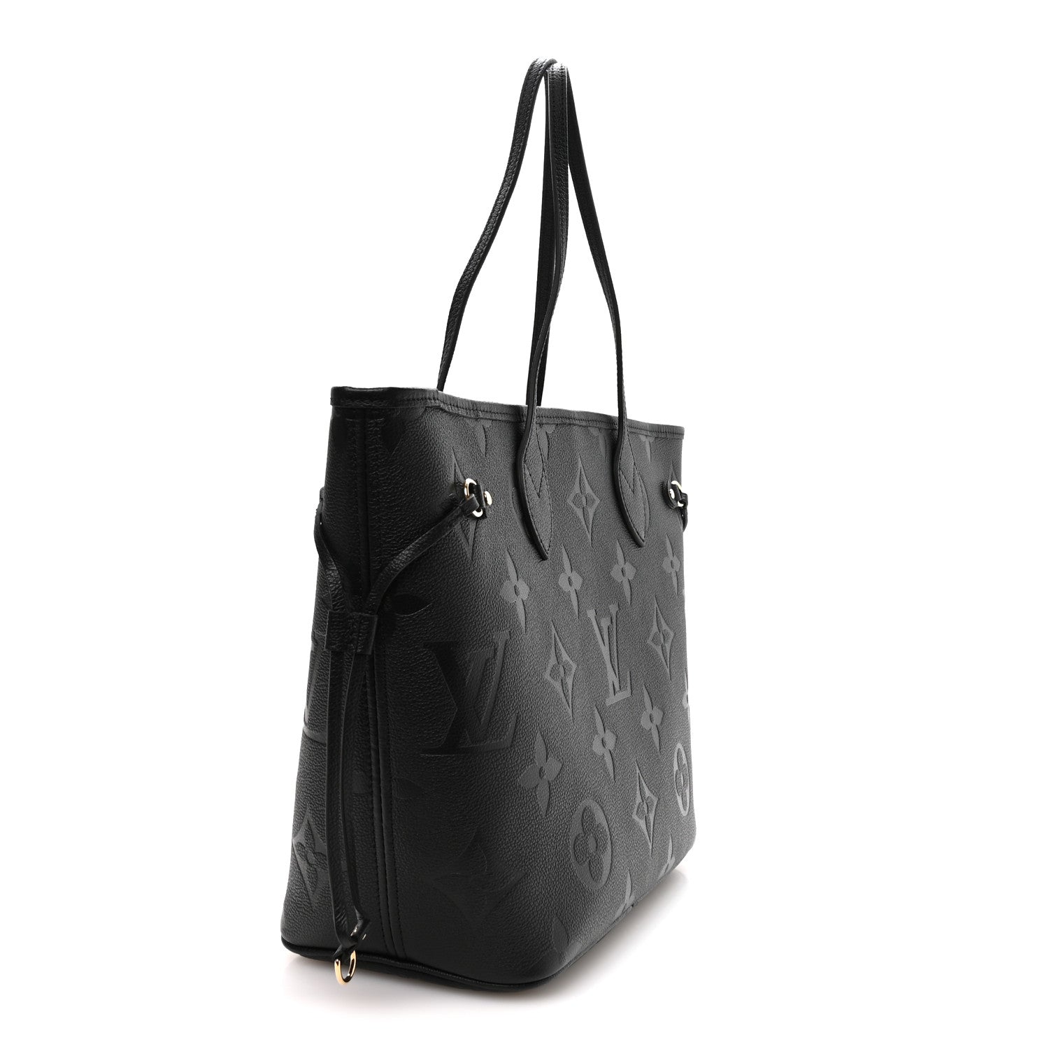 Louis Vuitton Empreinte Monogram Giant Neverfull MM Black 4 of 12