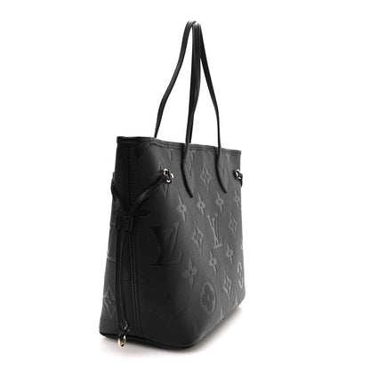 Louis Vuitton Empreinte Monogram Giant Neverfull MM Black 4 of 12