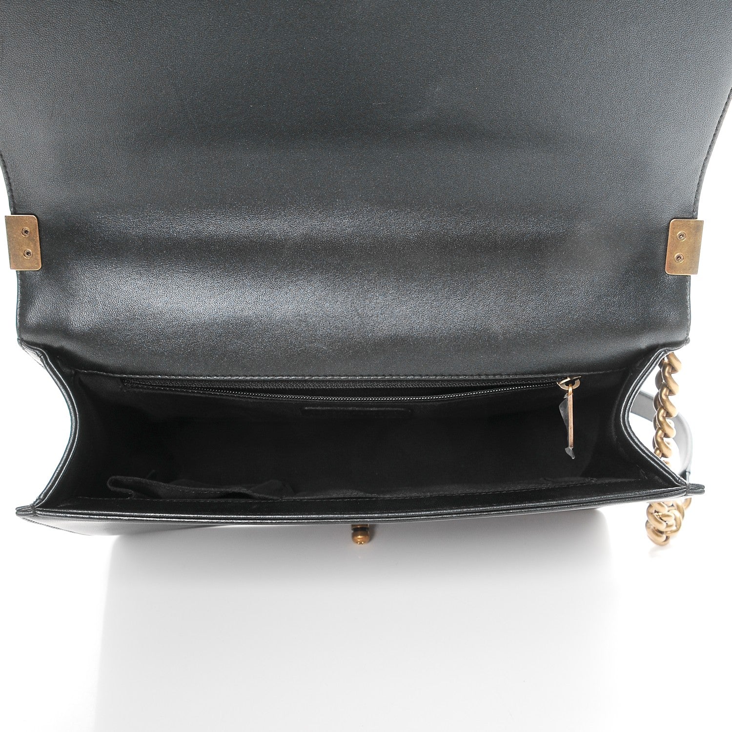 Chanel Lambskin Quilted New Medium Boy Flap Black 5 of 7