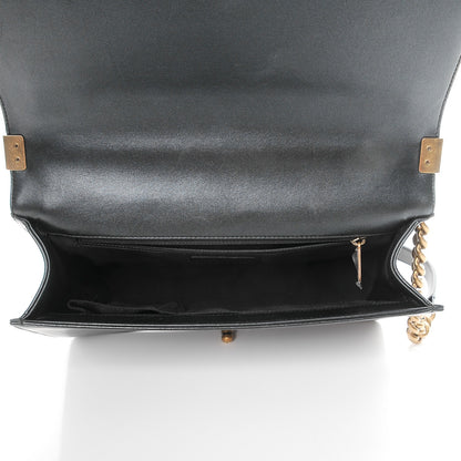 Chanel Lambskin Quilted New Medium Boy Flap Black 5 of 7