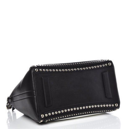 Givenchy Calfskin Medium Studded Bi-Color Antigona Black White 4 of 11