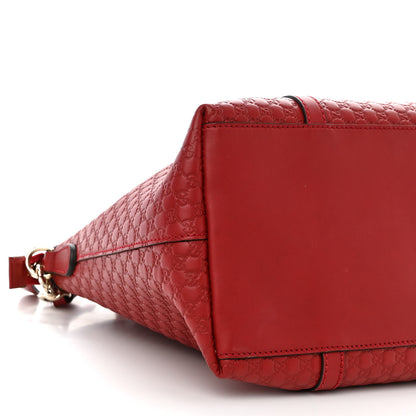 Gucci Soft Microguccissima Dome Satchel Red 9 of 10