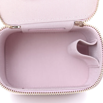 Chanel Caviar Quilted Mini Vanity Case With Chain Light Pink 4 of 4