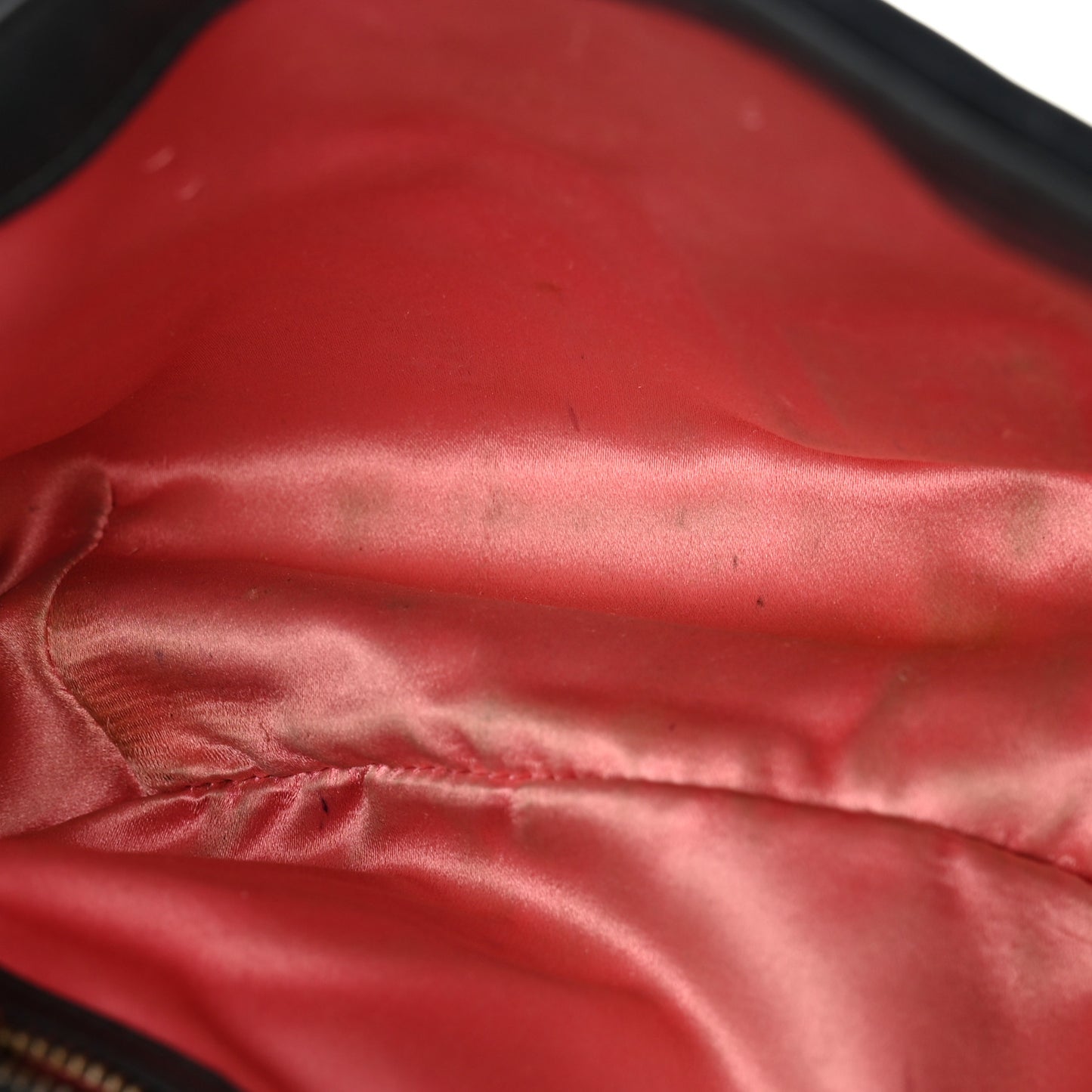 Velvet Matelasse Mini GG Marmont Shoulder Bag Black