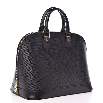 Louis Vuitton Epi Alma PM Black 3 of 14