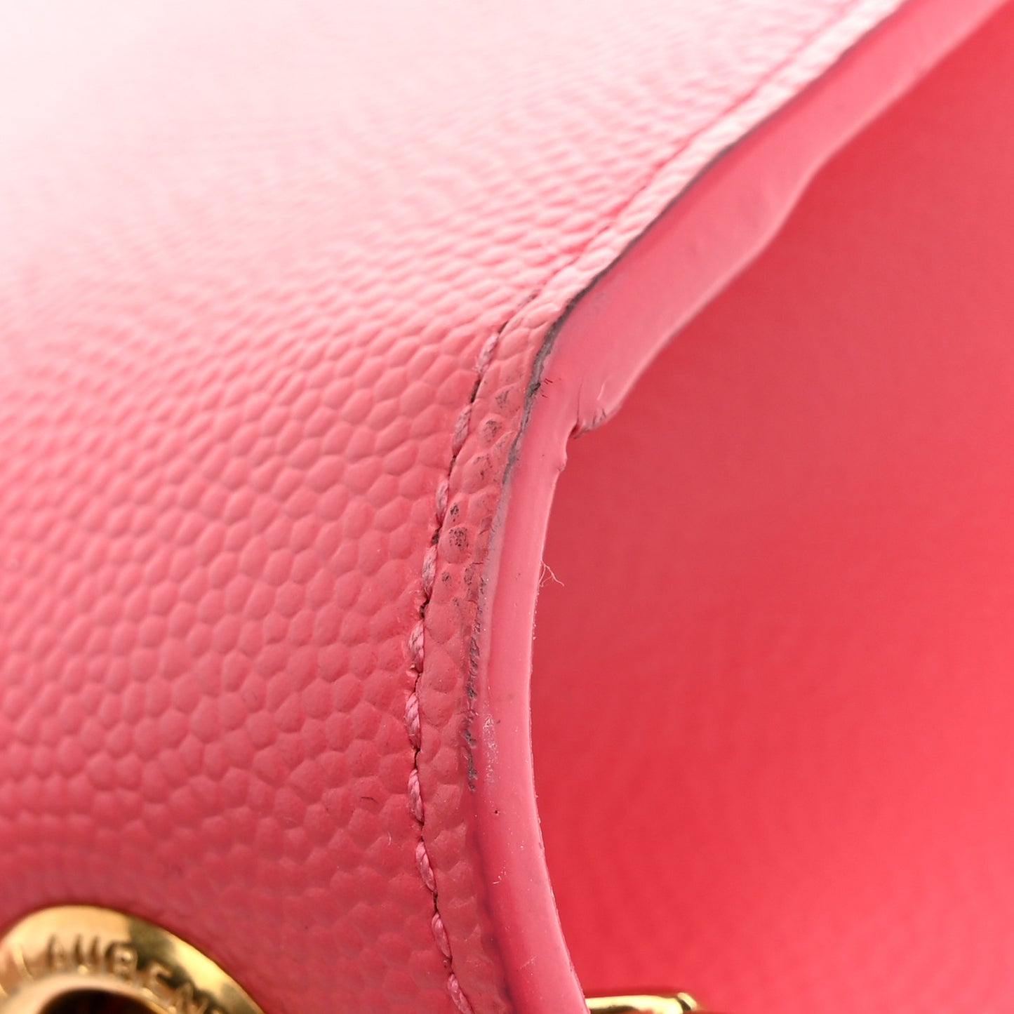 Grain De Poudre Small Monogram Kate Satchel Bubblegum