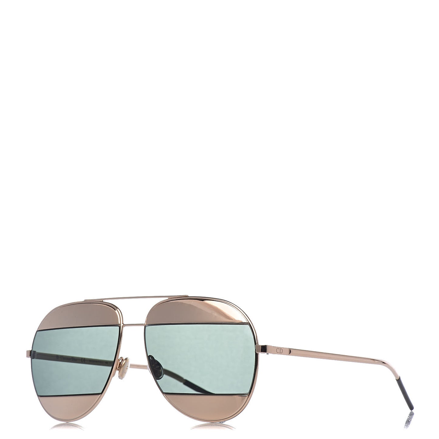 Split 1 Aviator Sunglasses Gold