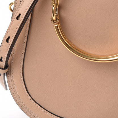 Chloe Calfskin Suede Medium Nile Bracelet Bag Biscotti Beige 9 of 14