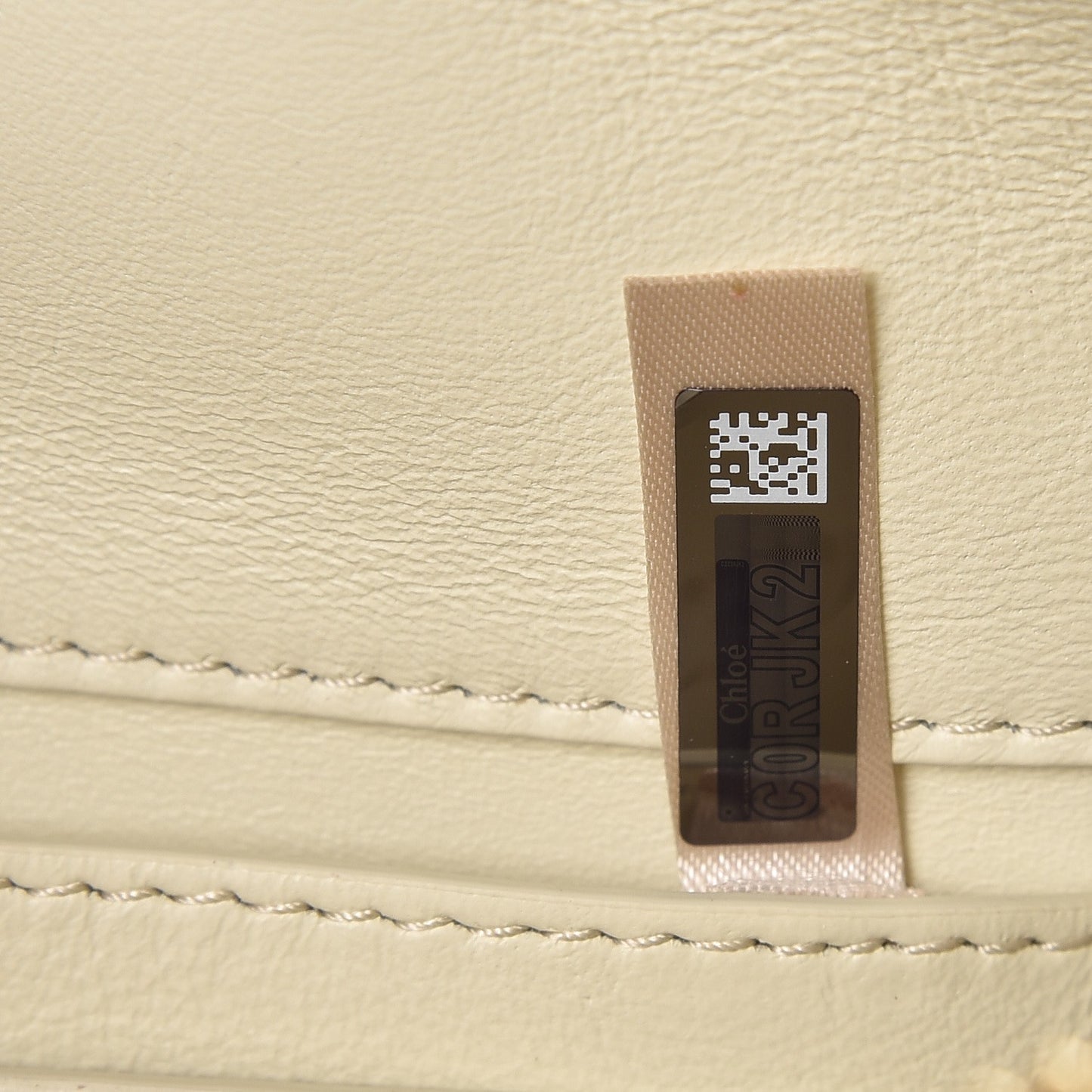 Calfskin Medium Roy Bag Natural White