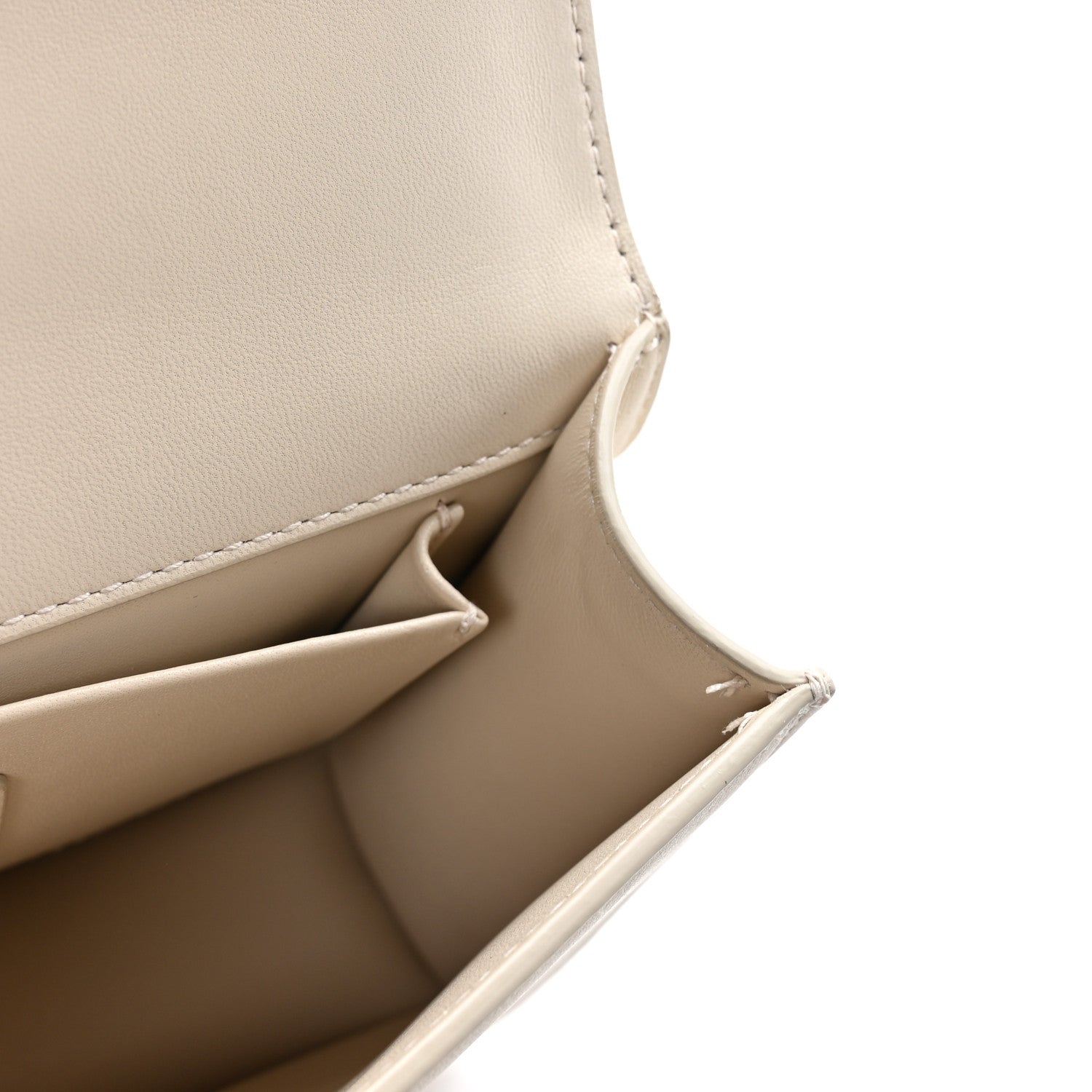 Christian Dior Smooth Calfskin 30 Montaigne Flap Bag Ivory 10 of 11