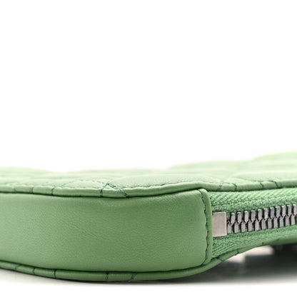 Christian Dior Lambskin Cannage Lady Dior Phone Holder Jade Green 10 of 11