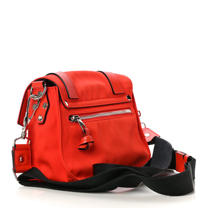 Proenza Schouler Nylon Calfskin PS1 Pouch Messenger Fire Red 2 of 13