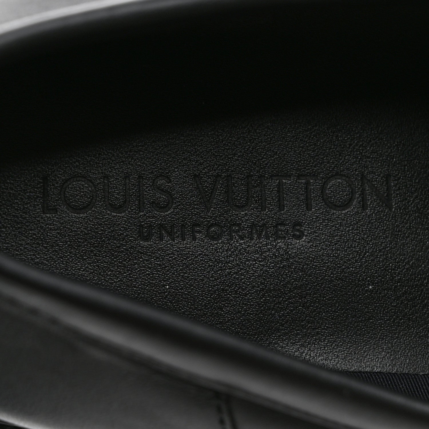 Louis Vuitton Calfskin Oversized Chain Academy Loafers 37 Black 6 of 8