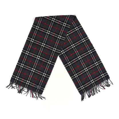 Burberry Cashmere House Check Scarf Grey 2 of 3