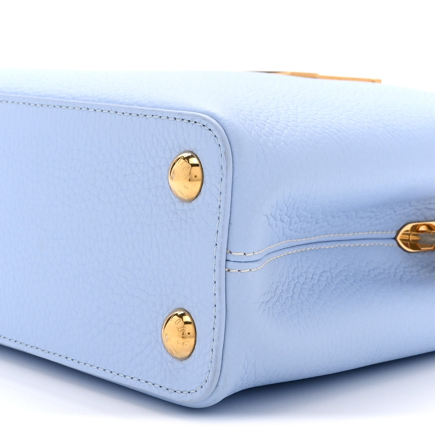 Louis Vuitton Taurillon MiniMe Capucines BB Candy Blue 11 of 11