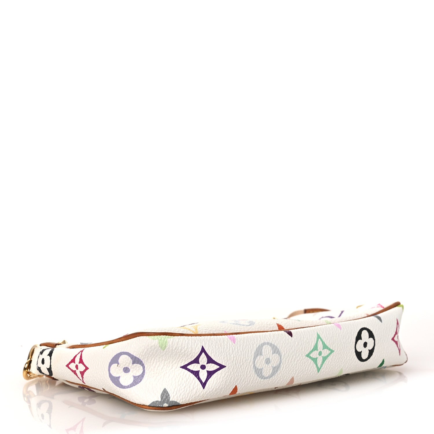 Louis Vuitton Monogram Multicolor Pochette Accessories White 4 of 13
