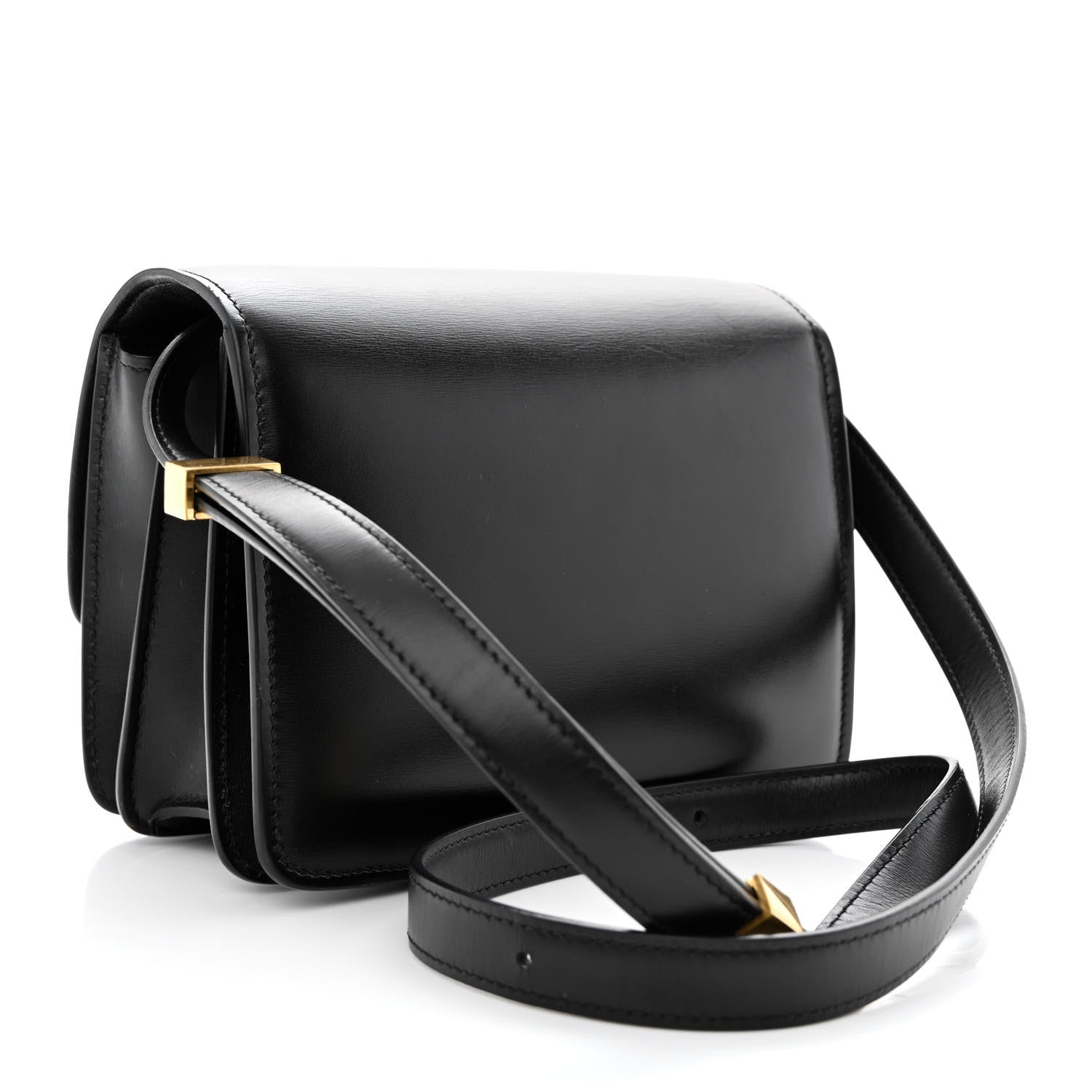 Celine Box Calfskin Small Classic Box Flap Bag Black 3 of 15
