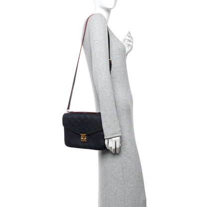 Louis Vuitton Empreinte Pochette Metis Marine Rouge 2 of 11