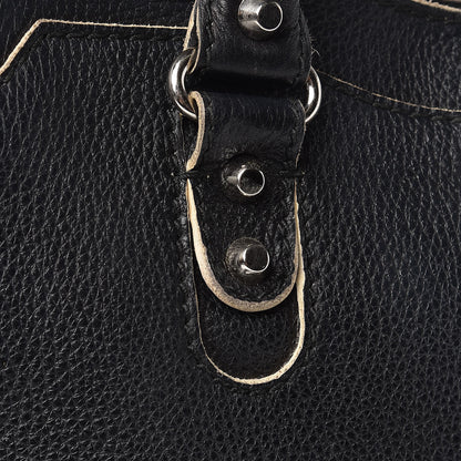 Balenciaga Supple Grained Calfskin Classic Silver Hardware Highlight City Black 20 of 28