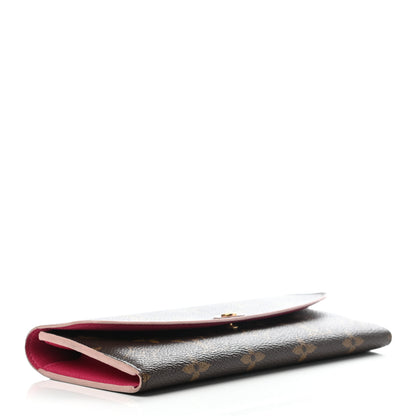 Louis Vuitton Monogram Bloom Flower Emilie Wallet 4 of 7