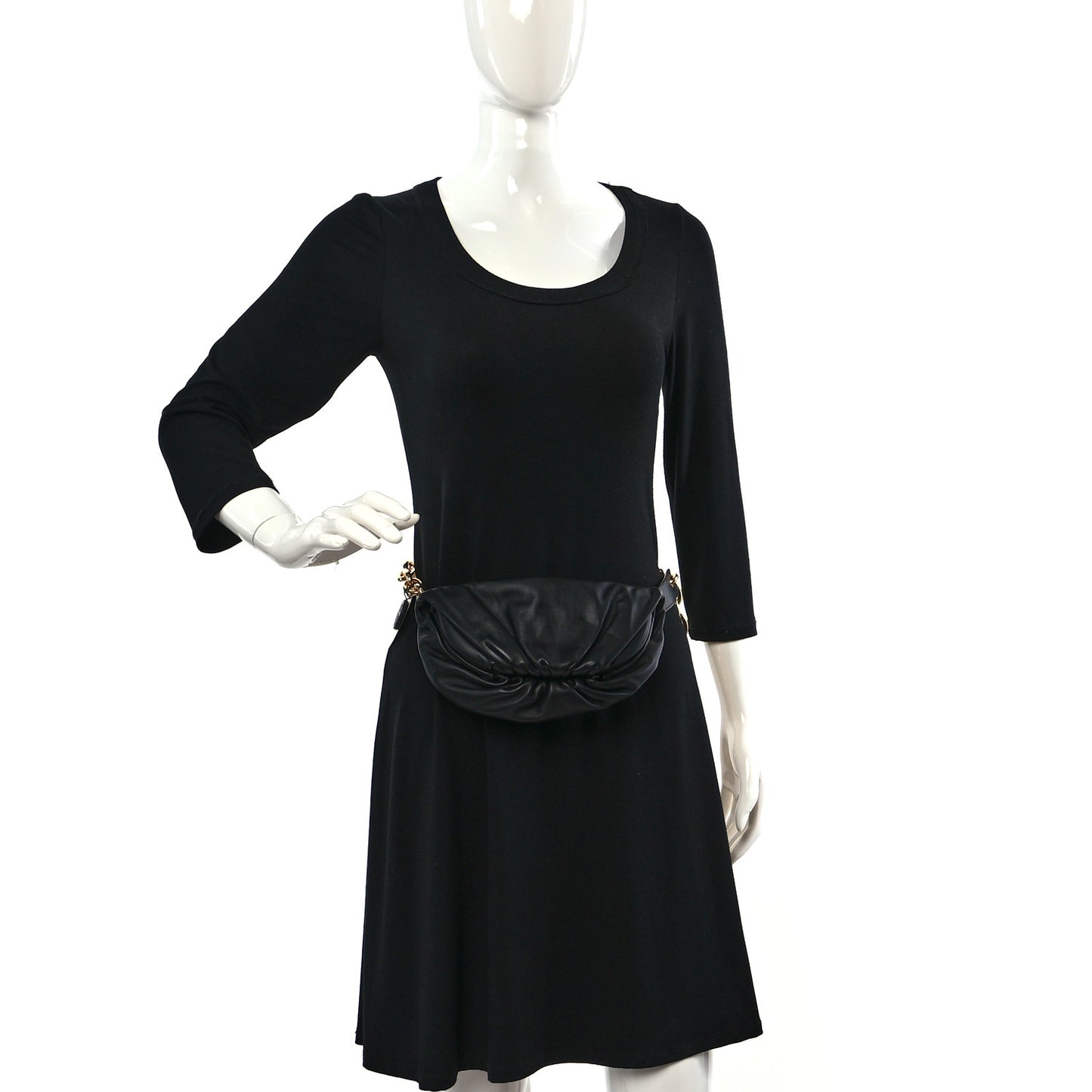 Nappa The Belt Chain Pouch Black