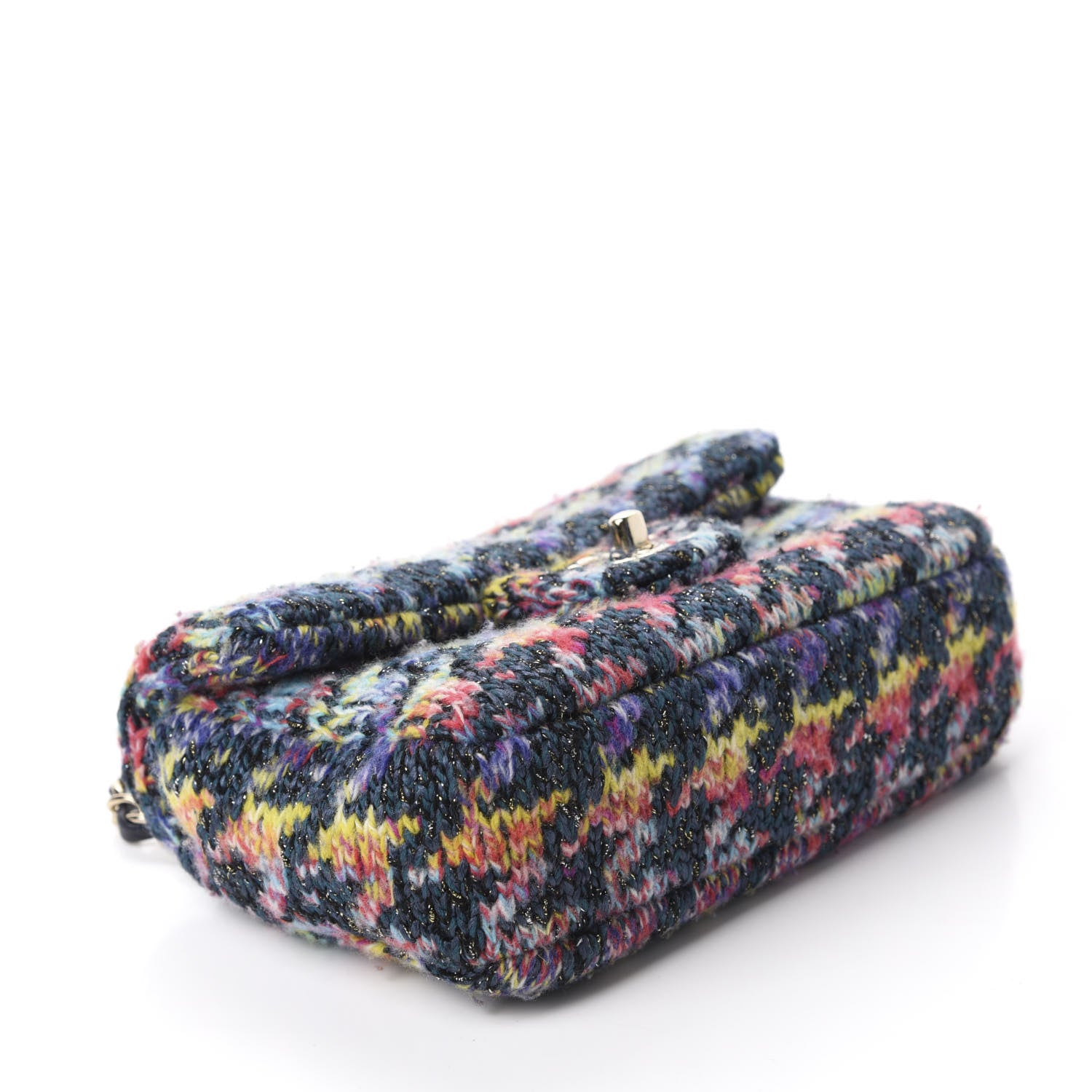 Chanel Knit Mini Rectangular Flap Multicolor 4 of 10