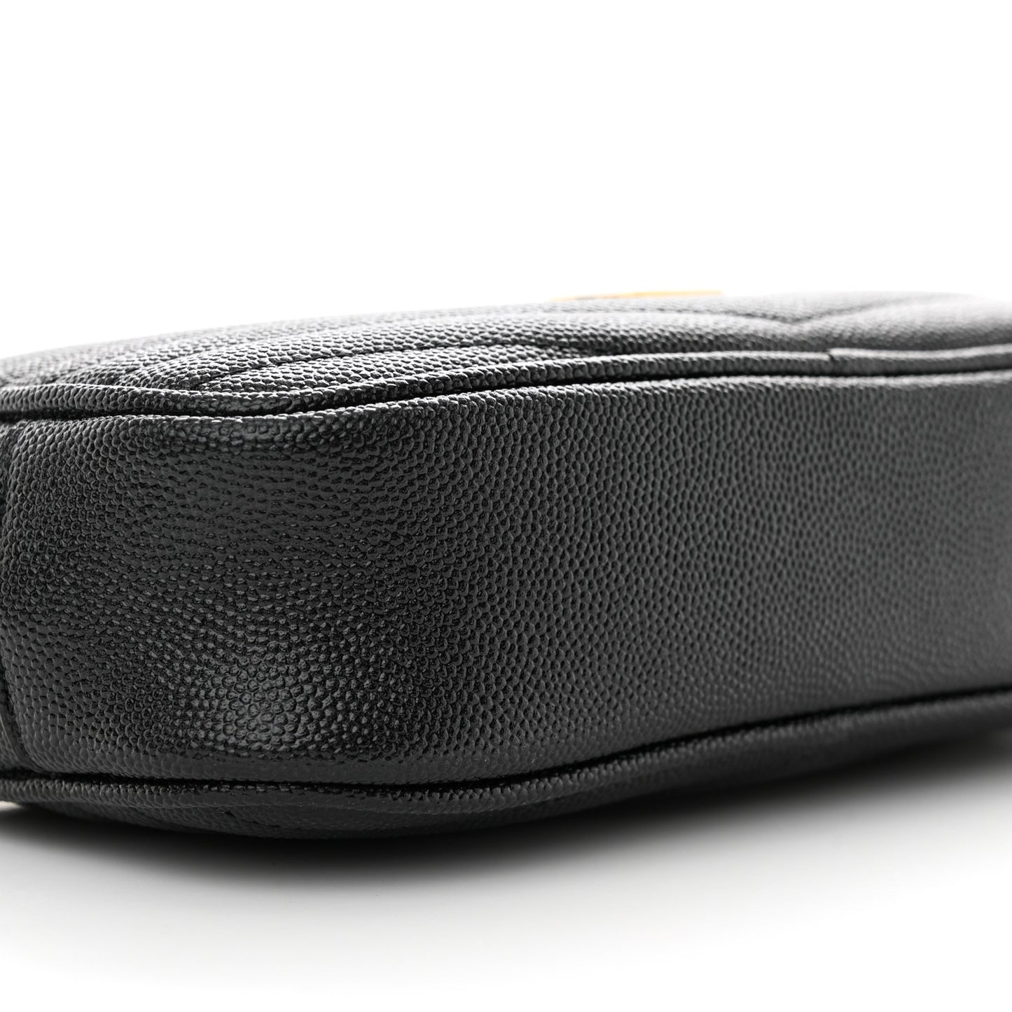 Grain De Poudre Matelasse Monogram Mini Lou Camera Bag Black