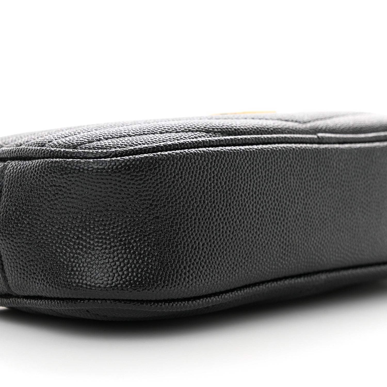 Saint Laurent Grain De Poudre Matelasse Monogram Mini Lou Camera Bag Black 8 of 10