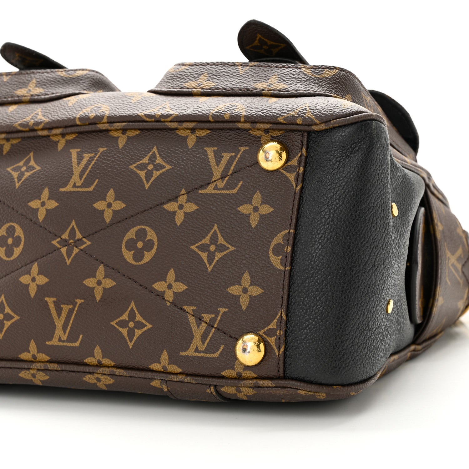 Louis Vuitton LOUIS VUITTON Monogram Manhattan NM Black 10 of 16