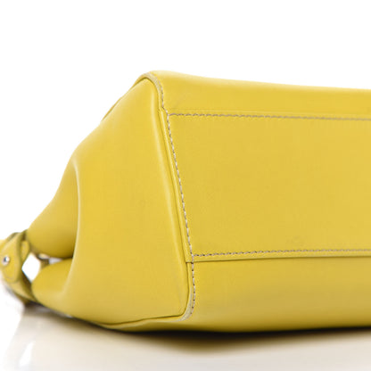 Fendi Nappa Mini Peekaboo Iconic Satchel Lime 6 of 9