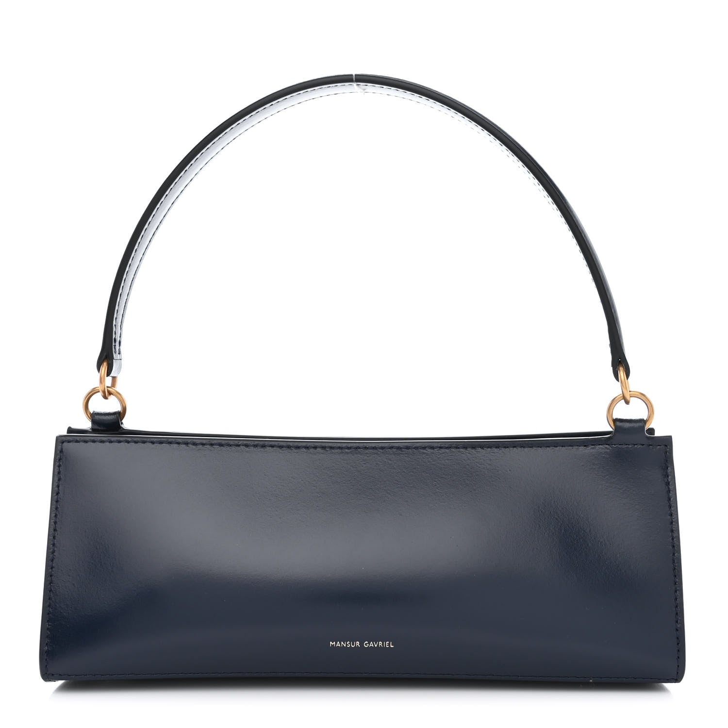 Mansur Gavriel Calfskin Pencil Shoulder Bag Navy 1 of 9