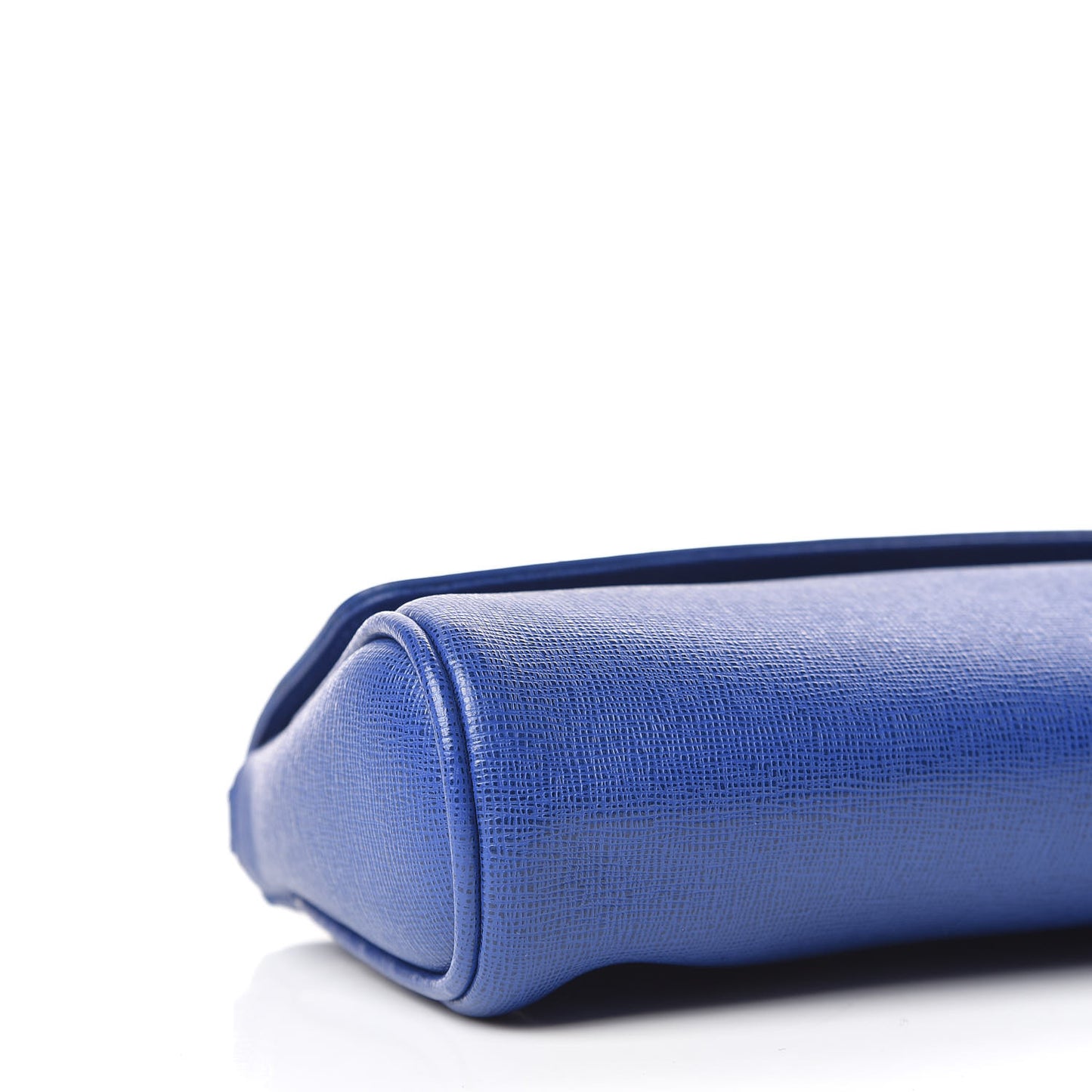 Vitello Elite Flap Crossbody Bag Blue Neon