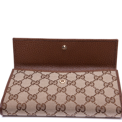 Gucci Monogram Continental Flap Wallet Brown 12 of 12