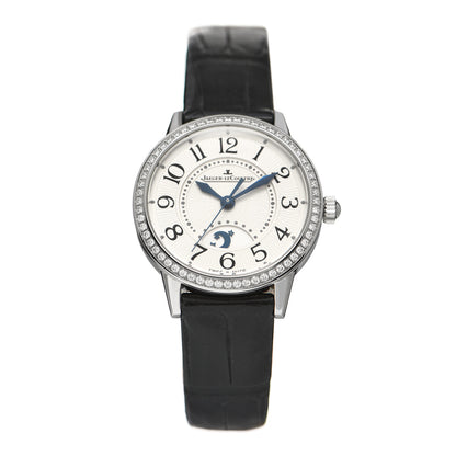 Jaeger-LeCoultre JAEGER LECOULTRE Stainless Steel Alligator Diamond Bezel 29mm Rendez-Vous Classic Day & Night Automatic Watch Q3468421 1 of 6