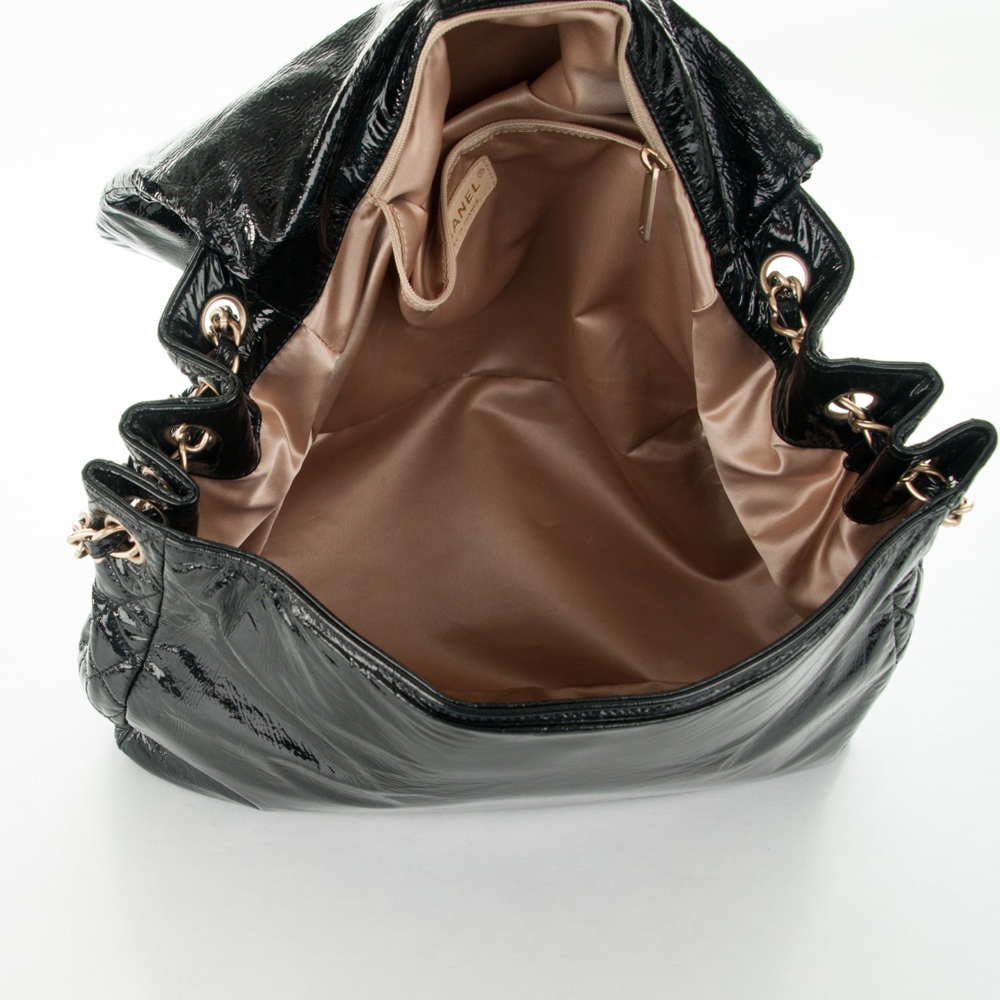 Vinyl XL Rock and Chain Flap Black
