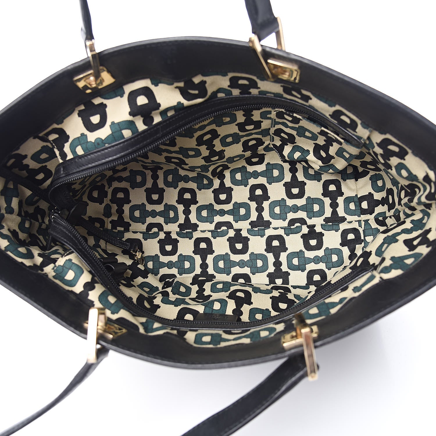 Gucci Guccissima Large Punch Tote Black 5 of 12
