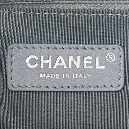 Chanel Aged Calfskin Quilted Medium Gabrielle Hobo Light Blue 6 of 10