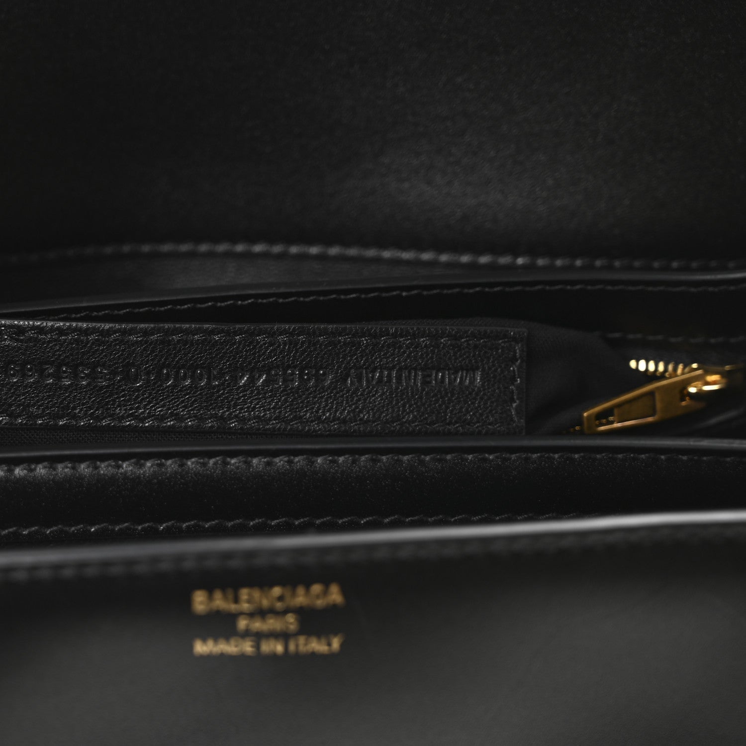 Balenciaga Classic Calfskin Medium Lady Flap Bag Black 7 of 10