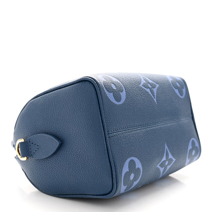 Louis Vuitton Empreinte Monogram Giant Speedy Bandouliere 20 Degrade Blue 4 of 10